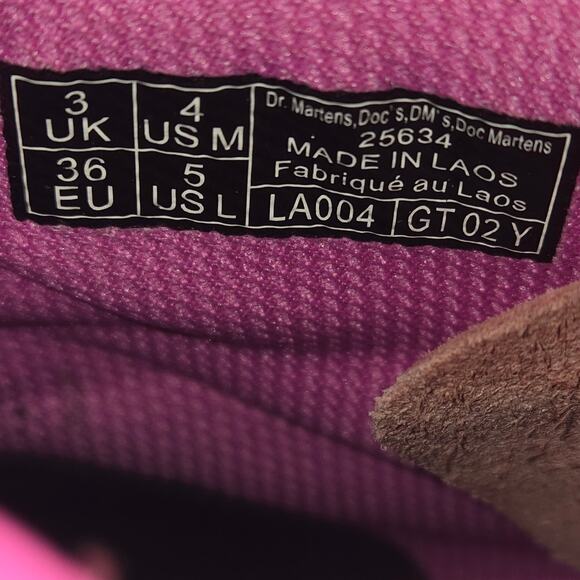 Dr. Martens junior/youth boot women's size 5 - Picture 6 of 8